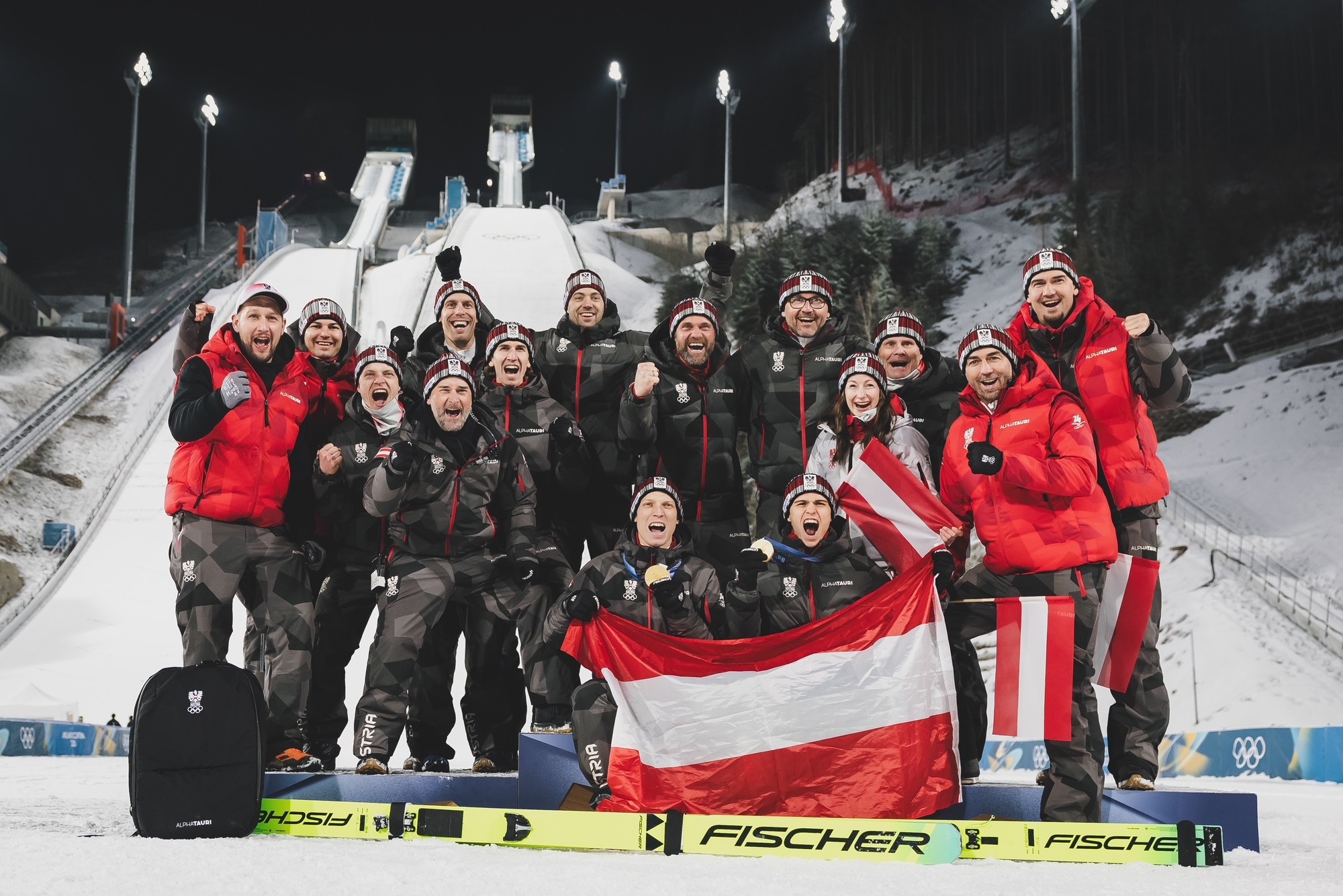 Gold für Österreich